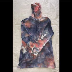 Custom Ice Dyed Oversized Hoody - “Galaxy” Theme